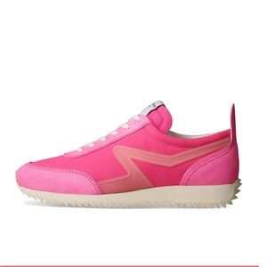 rag & bone Retro Running sneaker in neon pink
